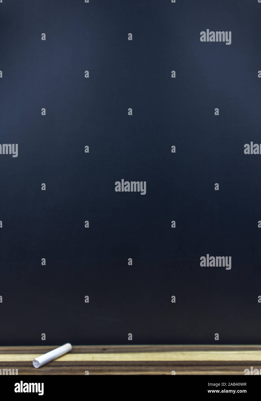 Display Chalk Board with White Chalk Stick Stock Photo Alamy