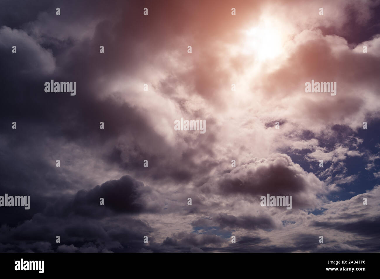 Dramatic sky. Sunset. Nature background Stock Photo - Alamy