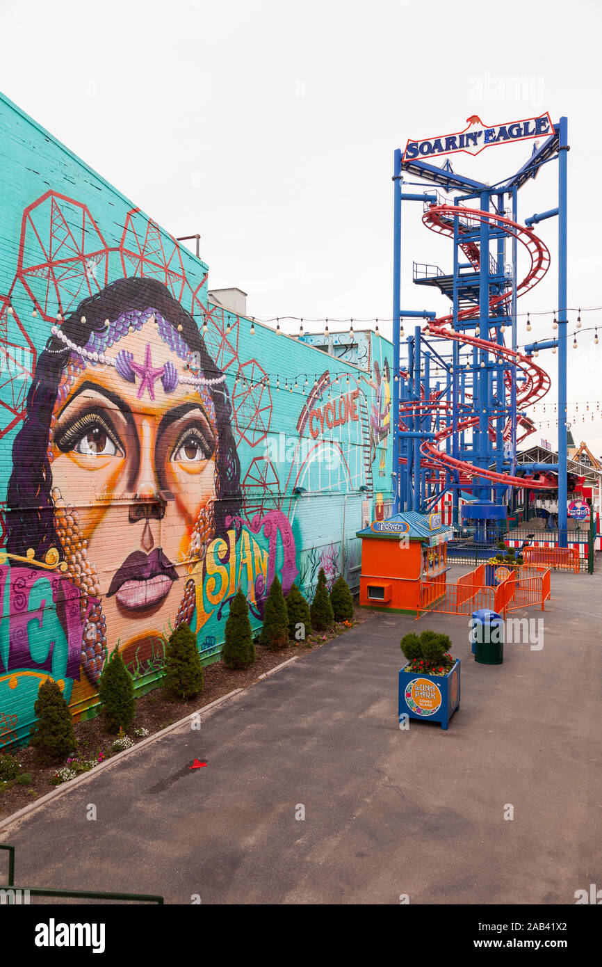 ArtWall Anthony Buteras Carousel Coney Island Art Appeelz Removable Graphic Wall Art Multicolor 12 x 18 ArtWall Anthony Buteras Carousel Coney Island Art Appeelz Removable Graphic Wall Art Multicolor 12 x 18