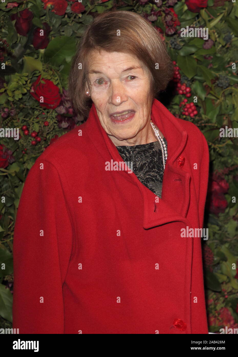 Glenda Jackson attends the 65th Evening Standard Theatre Awards at the London Coliseum in London. Stock Photo
