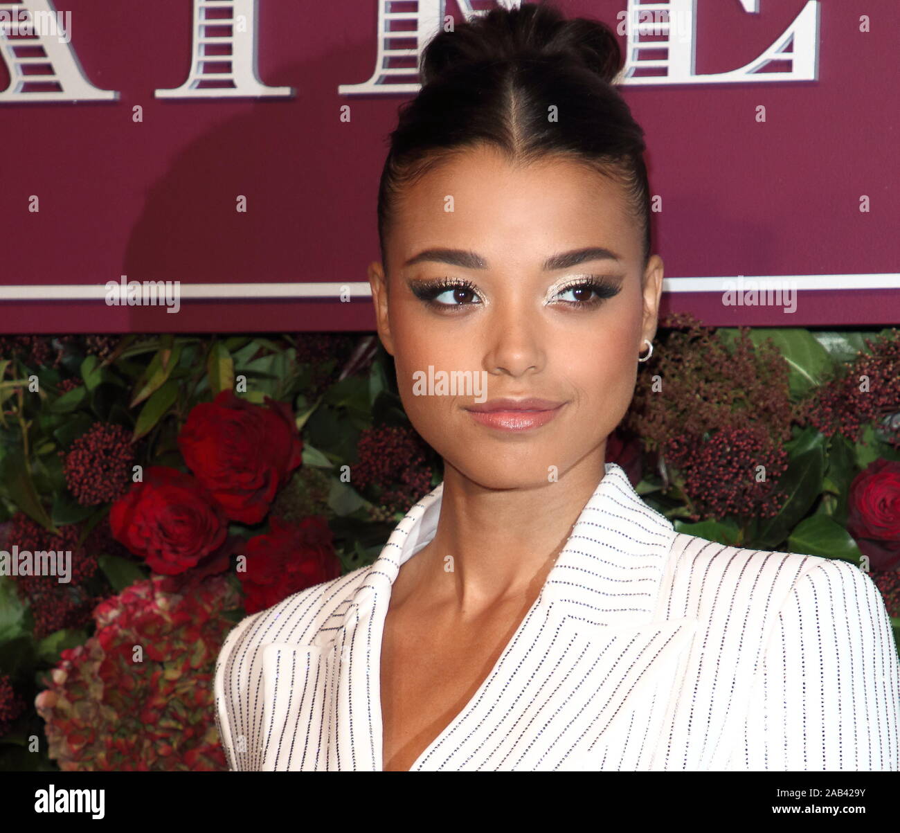 Ella Balinska attends the 65th Evening Standard Theatre Awards at the