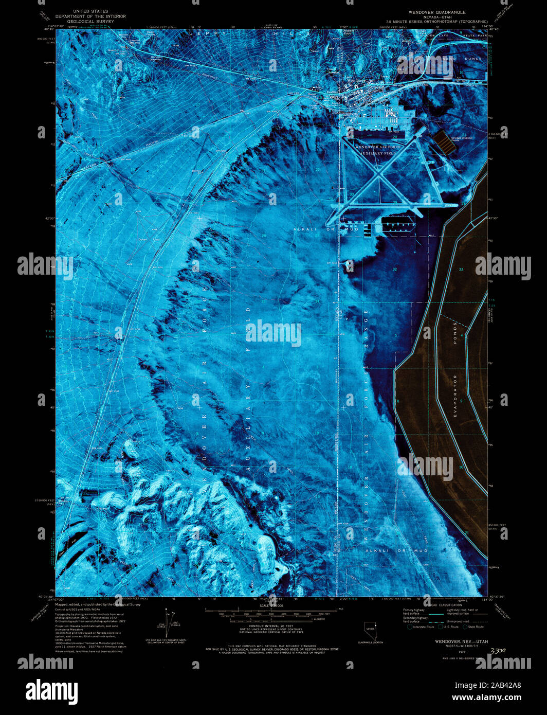 Map of wendover hires stock photography and images Alamy