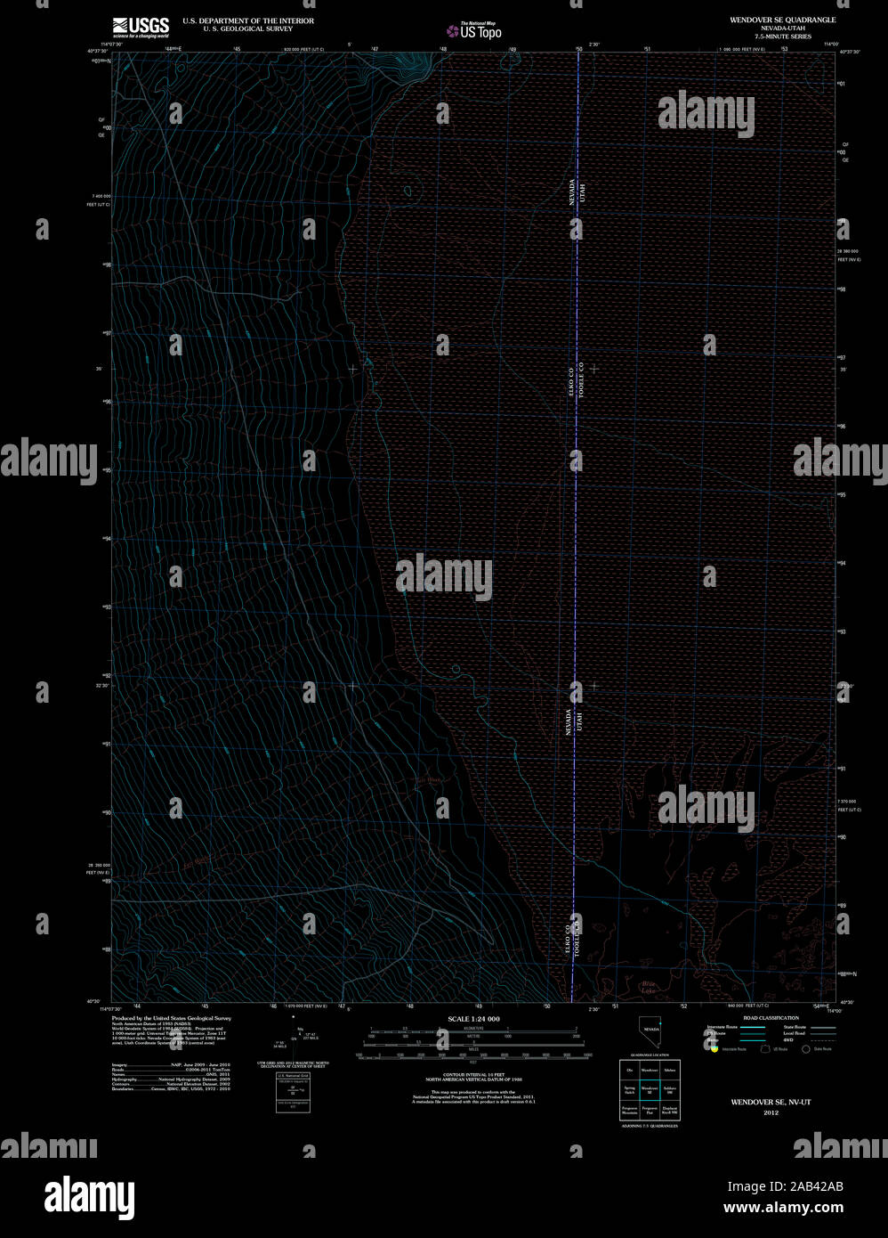 Map of wendover hires stock photography and images Alamy