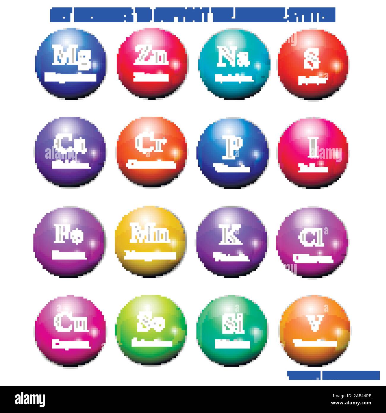 Set elements and vitamins to support immune system. Vector illustration with isolated white