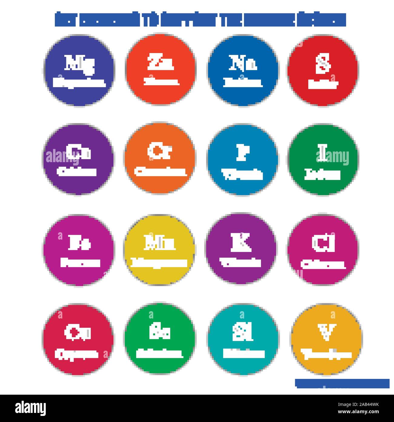 Set elements and vitamins to support immune system. Vector illustration with isolated white