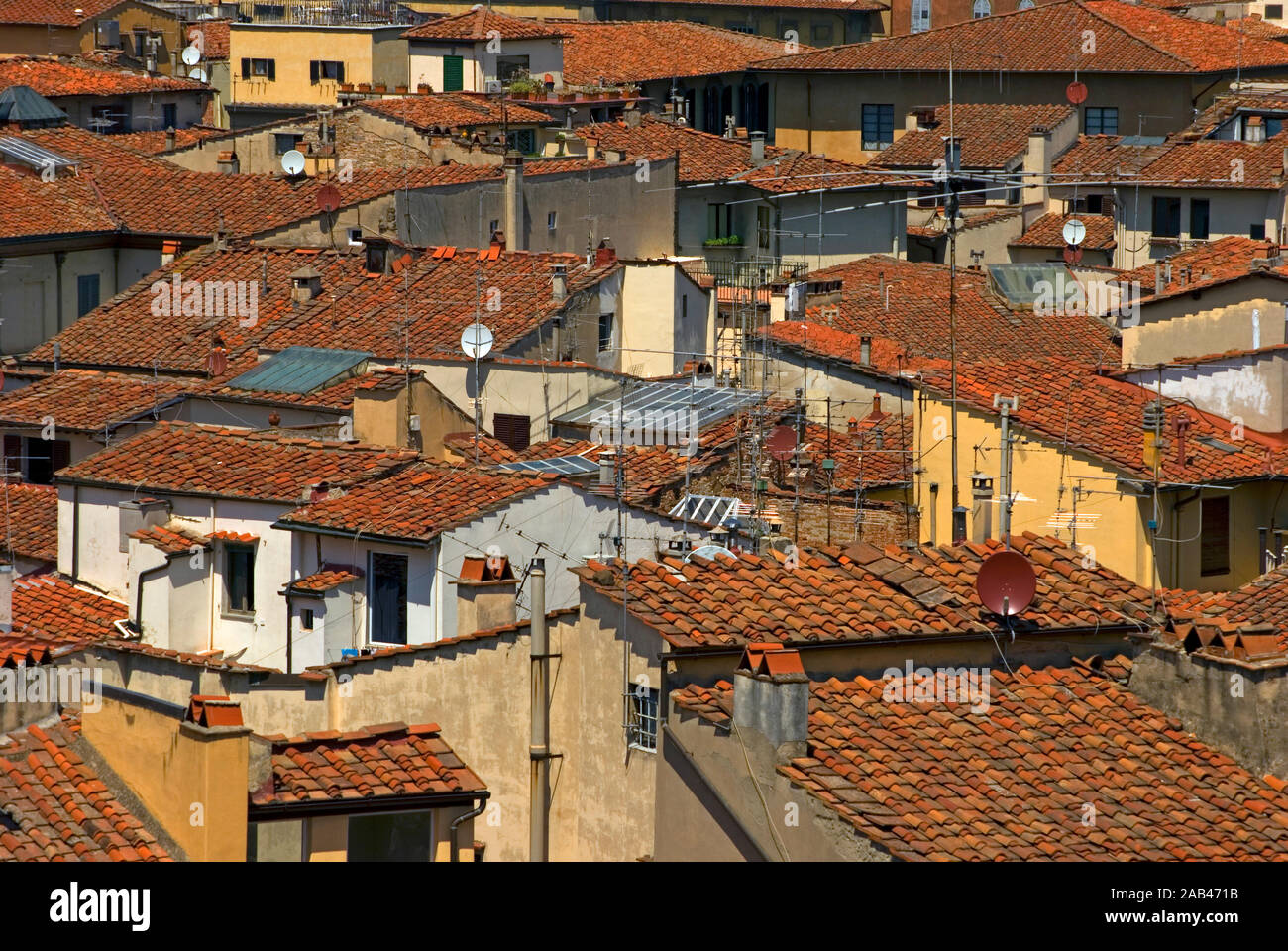 Florence rooftops Stock Photo