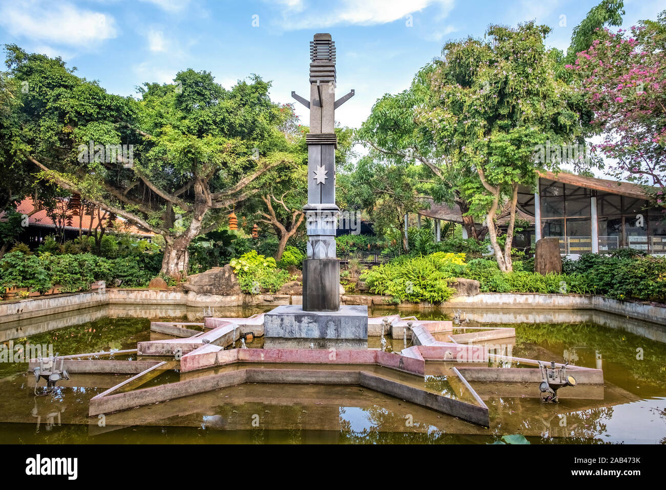 Coffee village at Buon Me Thuot city, Dak Lak province, Vietnam Stock