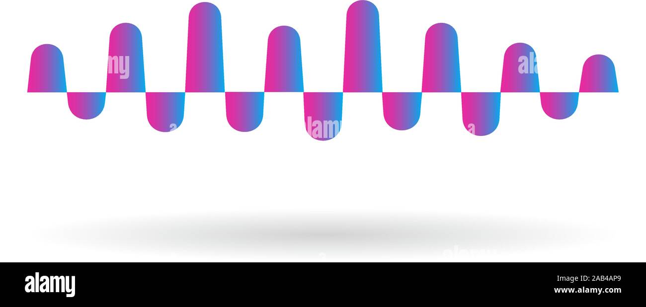 Rounded Audio Spectrum, Wave Music, Sound Equalizer Vector Stock Vector ...