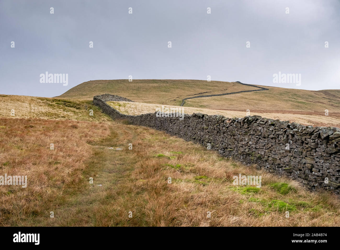 Wild Boar Fell, Mallerstang, in The Yorkshire Dales, England, UK Stock Photo