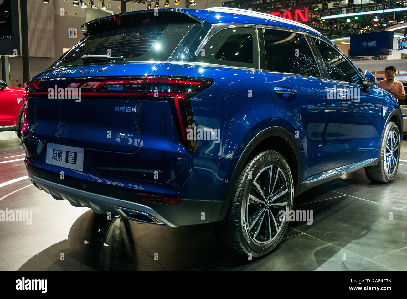 The New Venucia Xing The Production Car Based On The Previous Concept V At The 19 Guangzhou Auto Show Stock Photo Alamy