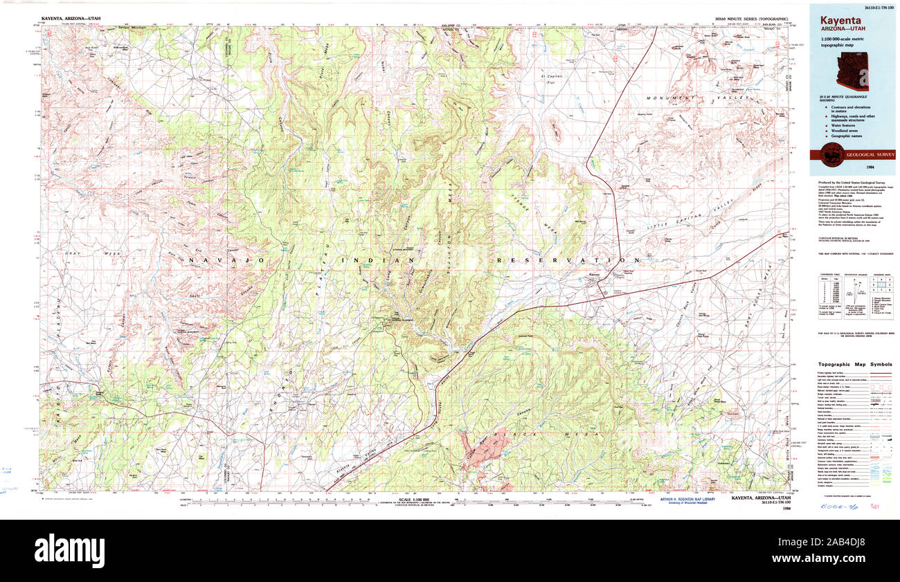 Map of kayenta hires stock photography and images Alamy