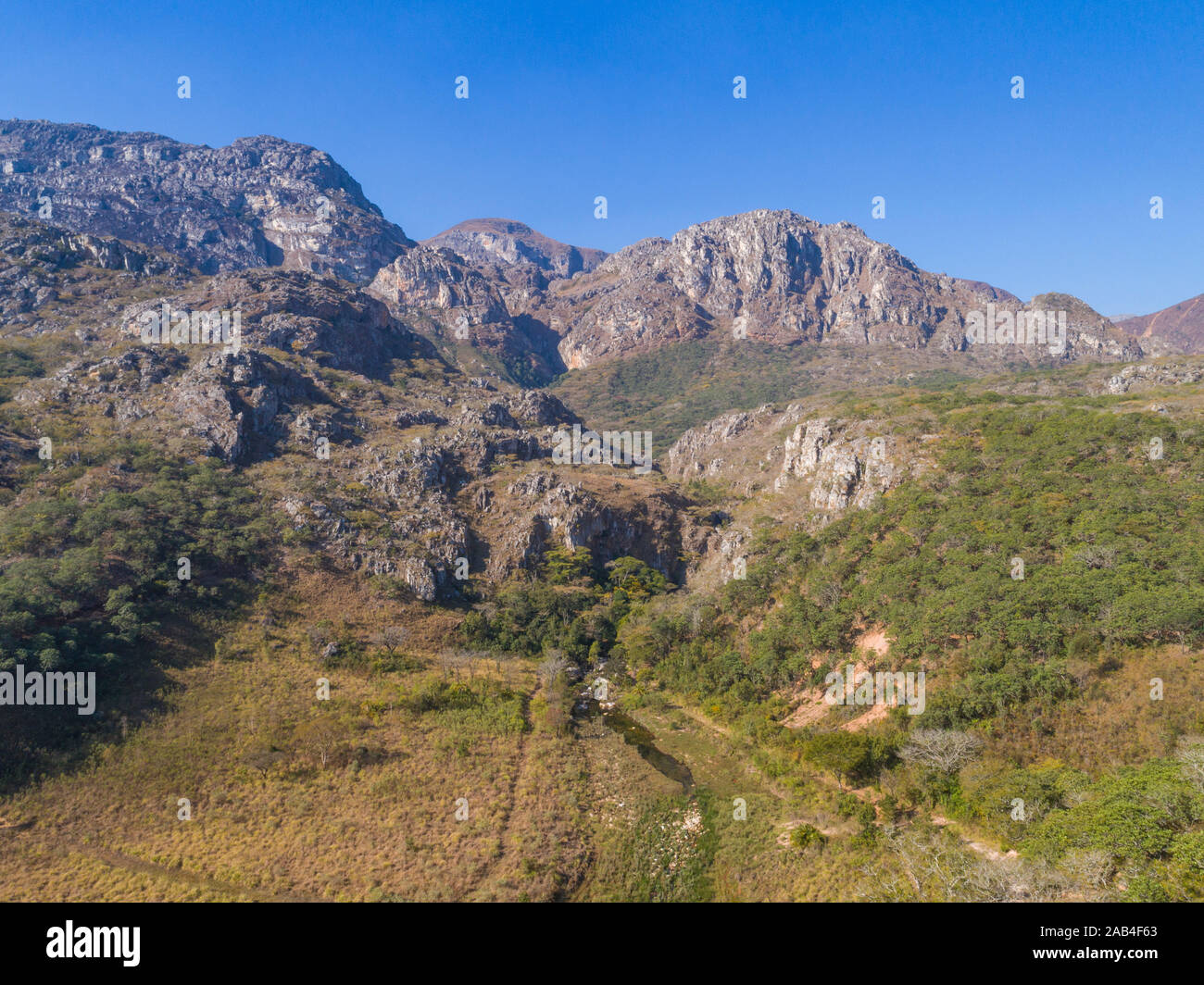 An aerial view of the Chimanimani mountains, Zimbabwe Stock Photo Alamy