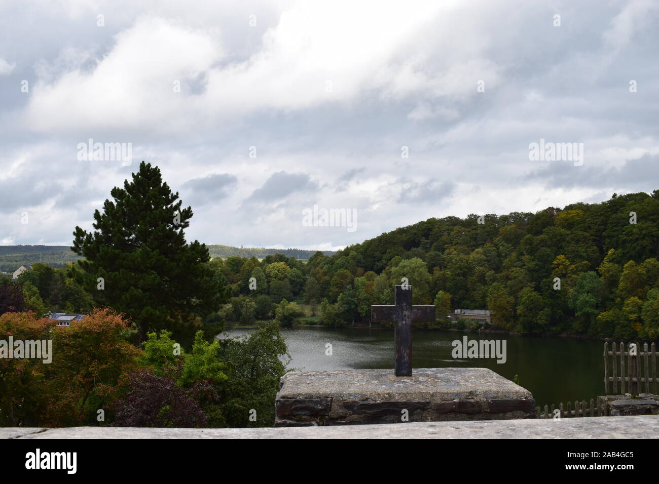 Caldera lake ulmener maar hi-res stock photography and images - Alamy