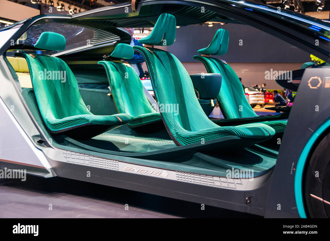 Interior Of The Gac Eno 146 The World S Most Aerodynamic Car
