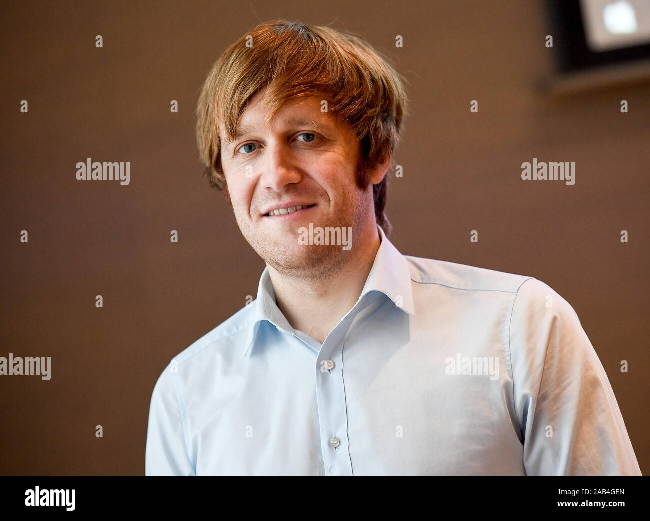 Berlin, Germany. 25th Nov, 2019. Simon Ripperger, bat researcher ...