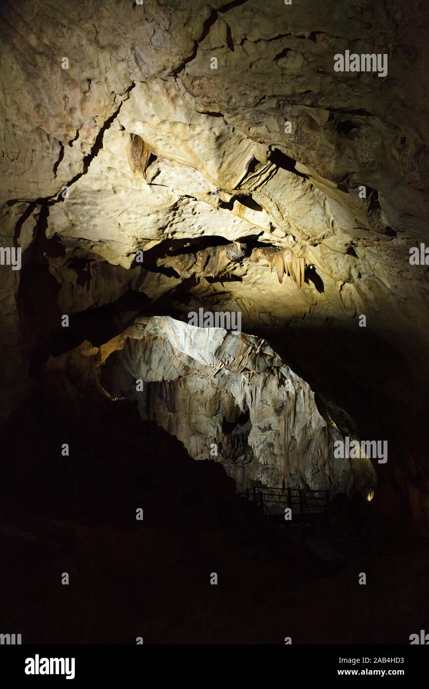 Rock formations in cave Borneo Malaysia Stock Photo - Alamy