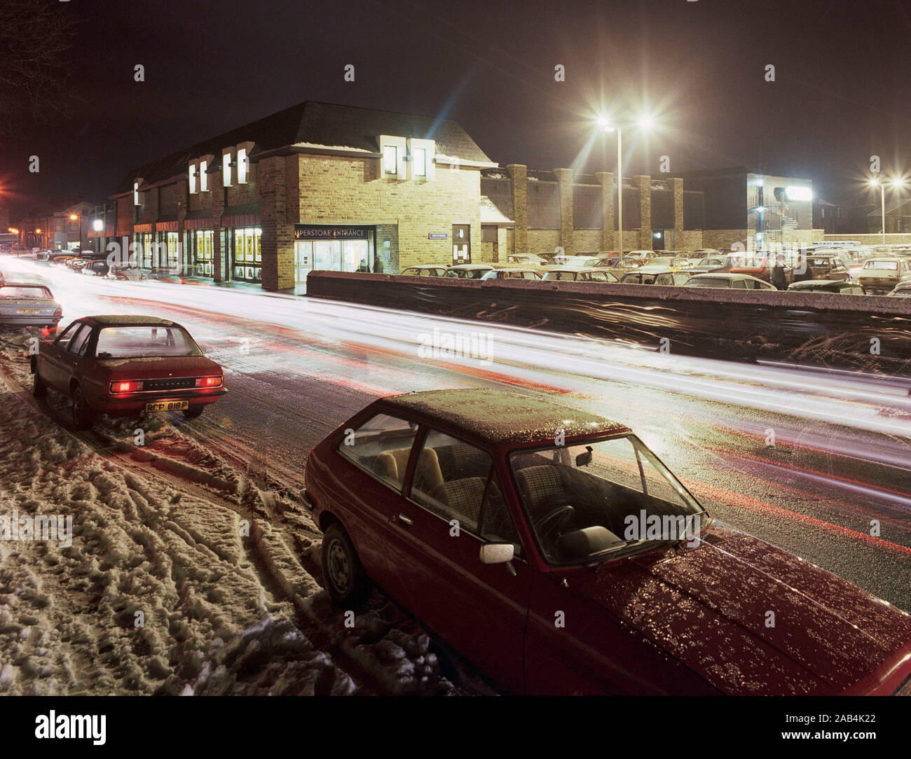 Asda store in halifax West Yorkshire, in 1982, Northern England, UK ...