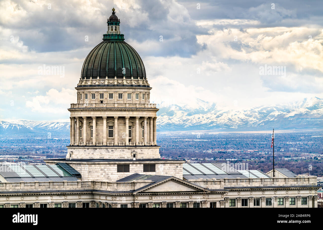 Utah State Capitol Building in Salt Lake City Stock Photo