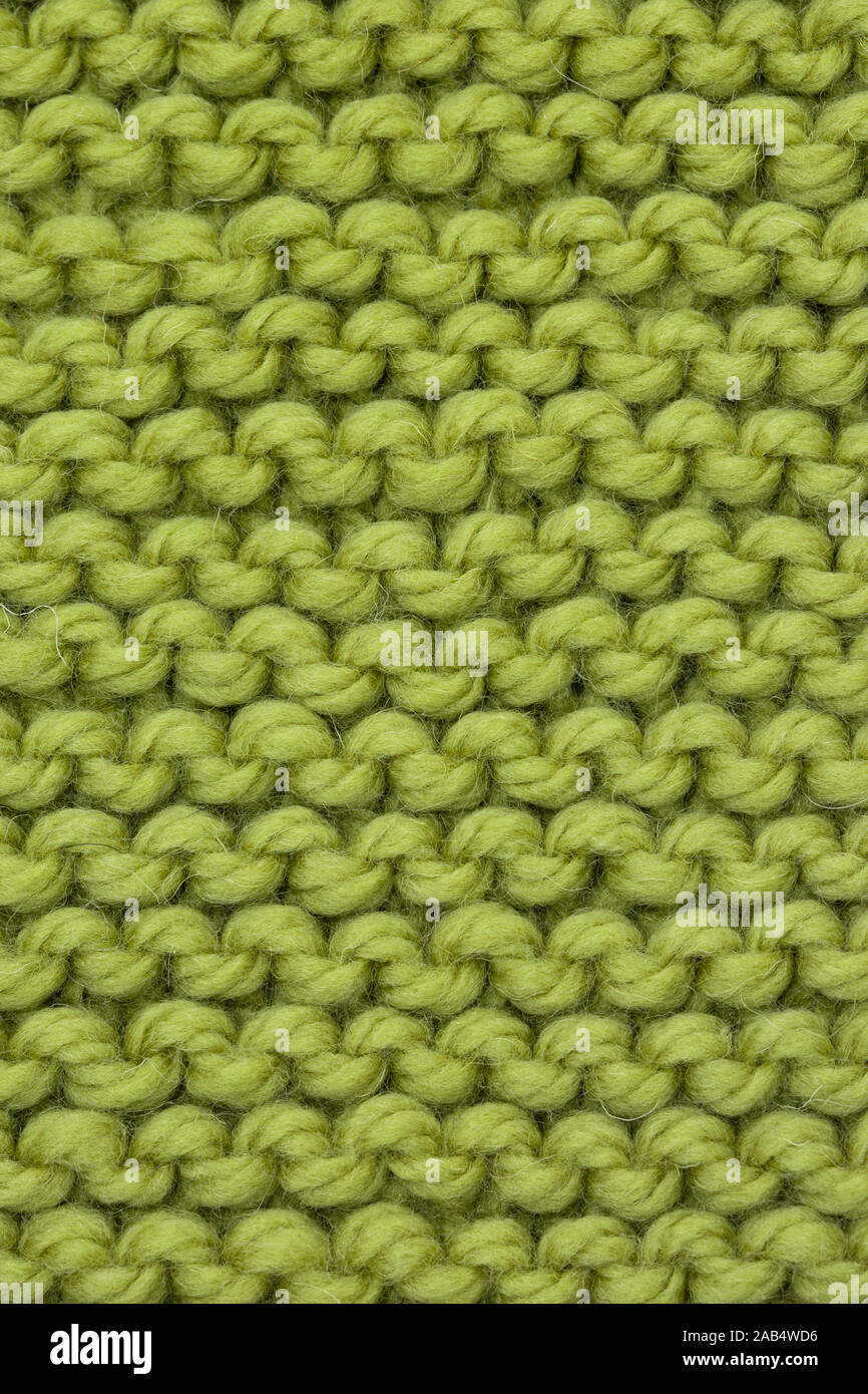 Sage Green Yarn Texture Close Up Stock Photo - Download Image Now