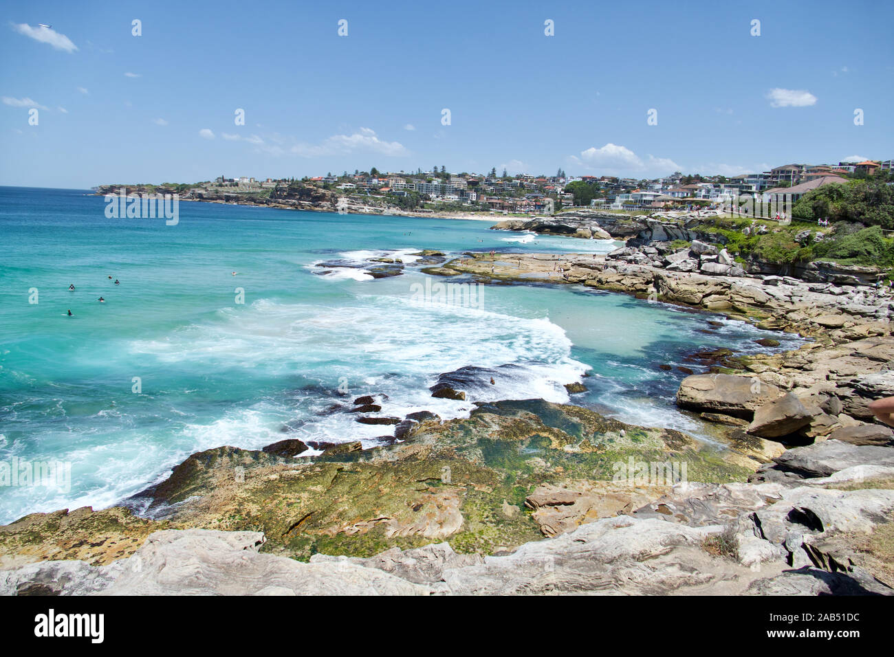 Bondi Beach in Sydney, Australia. Idyllic beach in the eastern suburbs