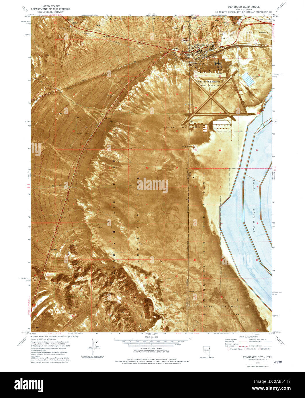 Map of wendover hires stock photography and images Alamy