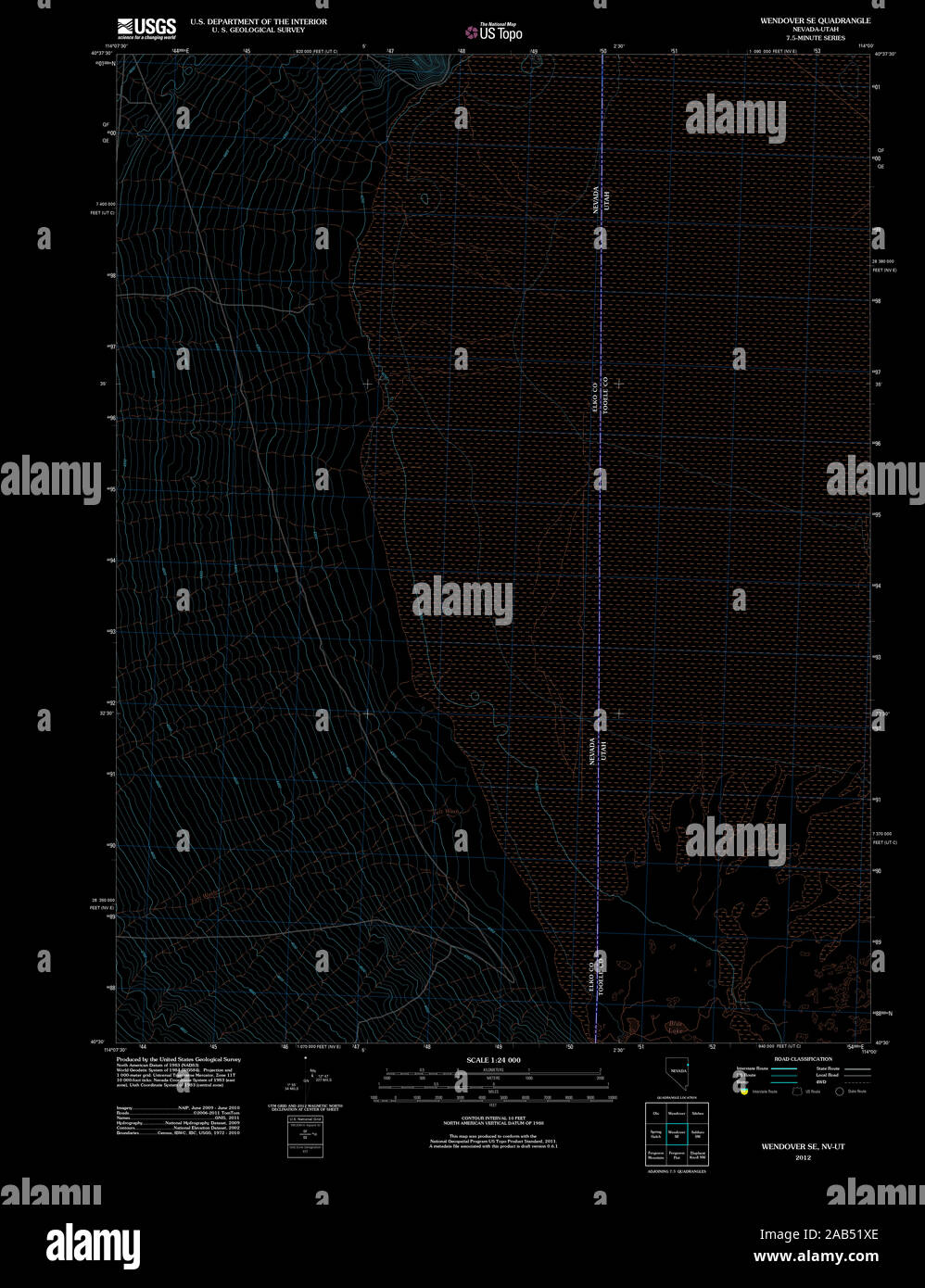 Map of wendover hires stock photography and images Alamy
