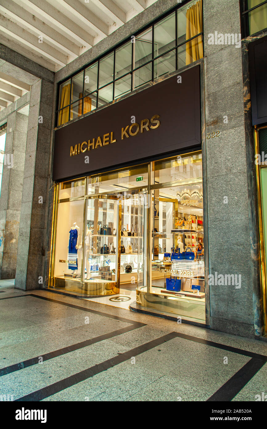 The Michael Kors boutique within the Macy's Herald Square department store  in New York Stock Photo - Alamy