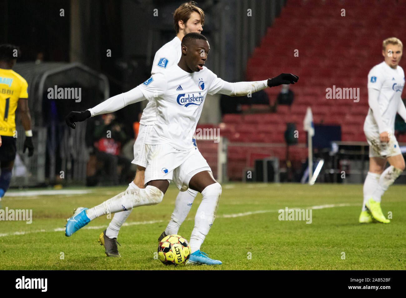 Copenhagen, Denmark, 24th, November 2019. Mohamed Daramy (11) of FC Copenhagen seen during the 3F Superliga match between FC Copenhagen and Hobro IK at Telia Parken. (Photo credit: Gonzales Photo - Dejan Obretkovic). Stock Photo