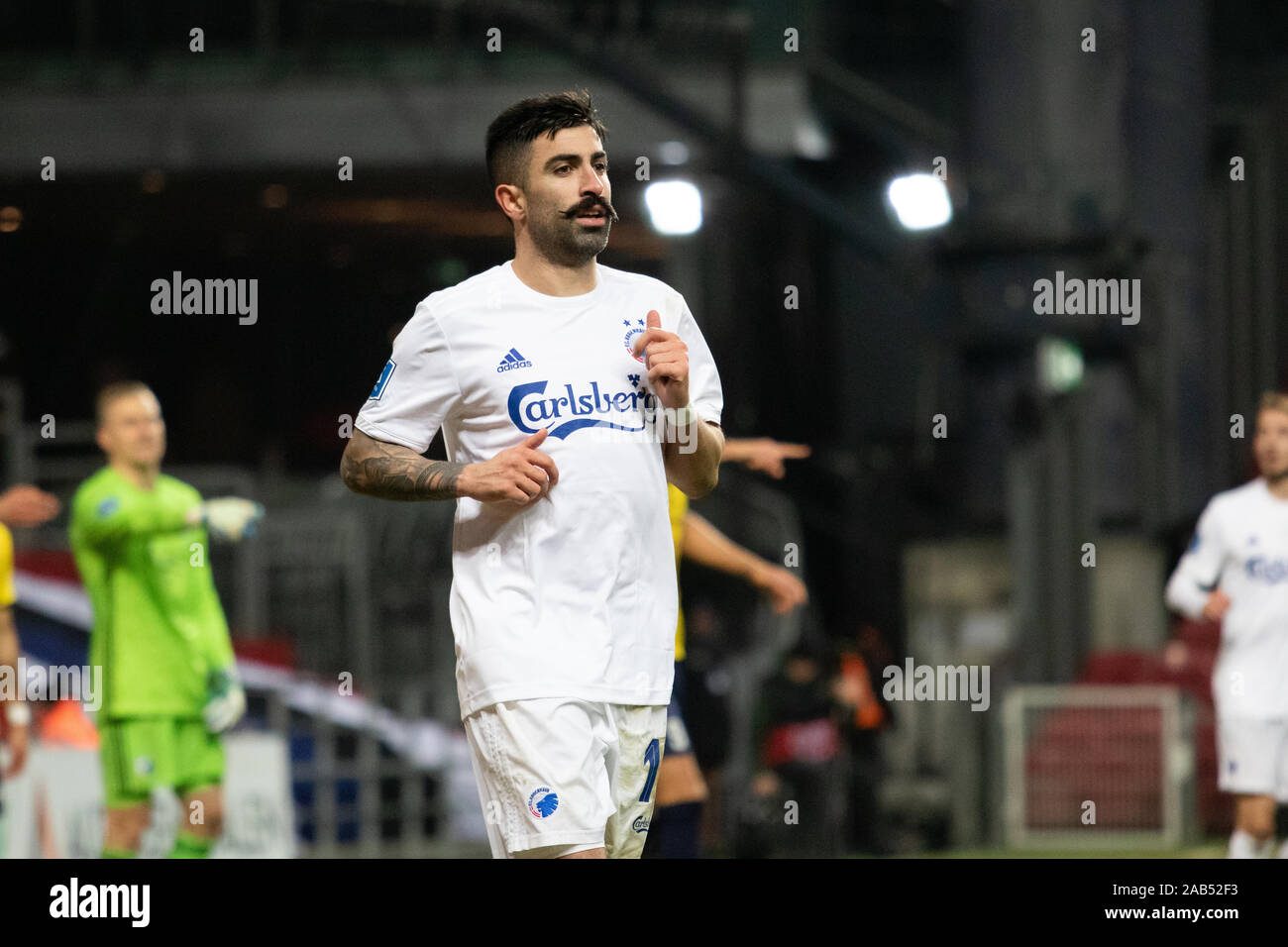 Copenhagen, Denmark, 24th, November 2019. Michael Santos (18) of FC Copenhagen seen during the 3F Superliga match between FC Copenhagen and Hobro IK at Telia Parken. (Photo credit: Gonzales Photo - Dejan Obretkovic). Stock Photo
