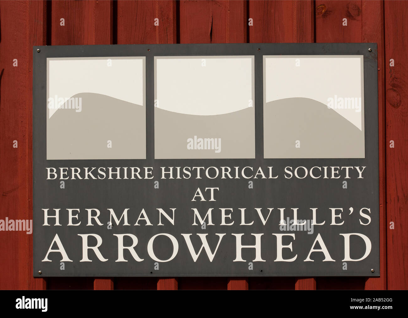 Herman Melville House Arrowhead in Pittsfield MA Stock Photo