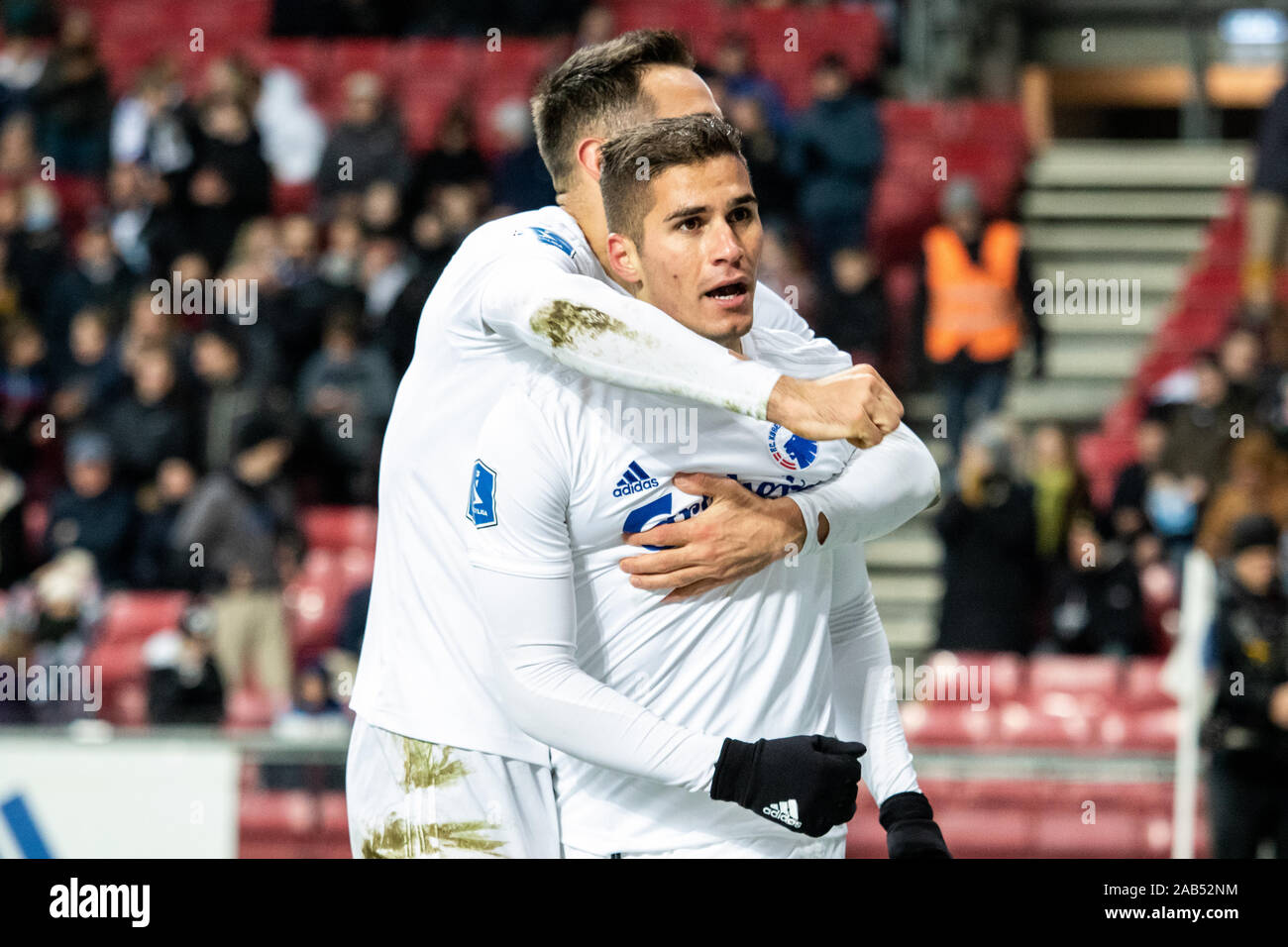 Copenhagen, Denmark, 24th, November 2019. Pieros Sotiriou (9) of FC Copenhagen seen during the 3F Superliga match between FC Copenhagen and Hobro IK at Telia Parken. (Photo credit: Gonzales Photo - Dejan Obretkovic). Stock Photo
