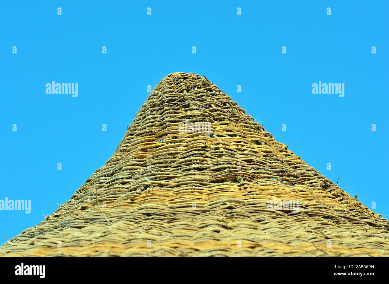 beach umbrella at marsa alam egypt Stock Photo Alamy