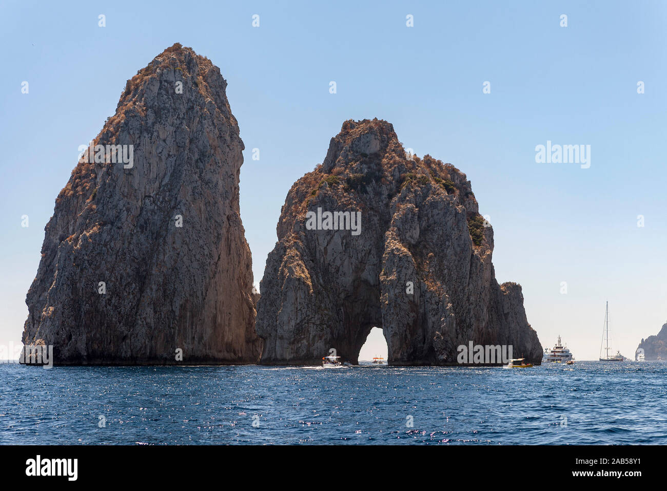 Faraglioni rocks stacks capri hi-res stock photography and images - Alamy