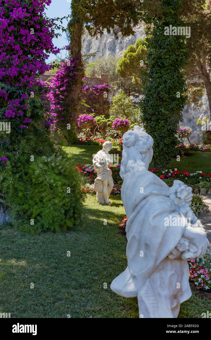 Gardens of Augustus, Capri Stock Photo