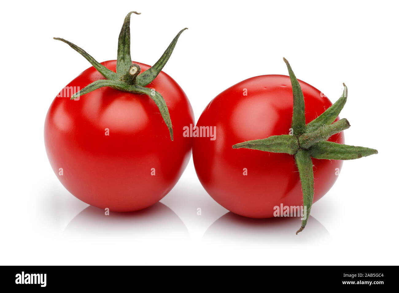 Fresh cherry tomatoes isolated on white background Stock Photo - Alamy