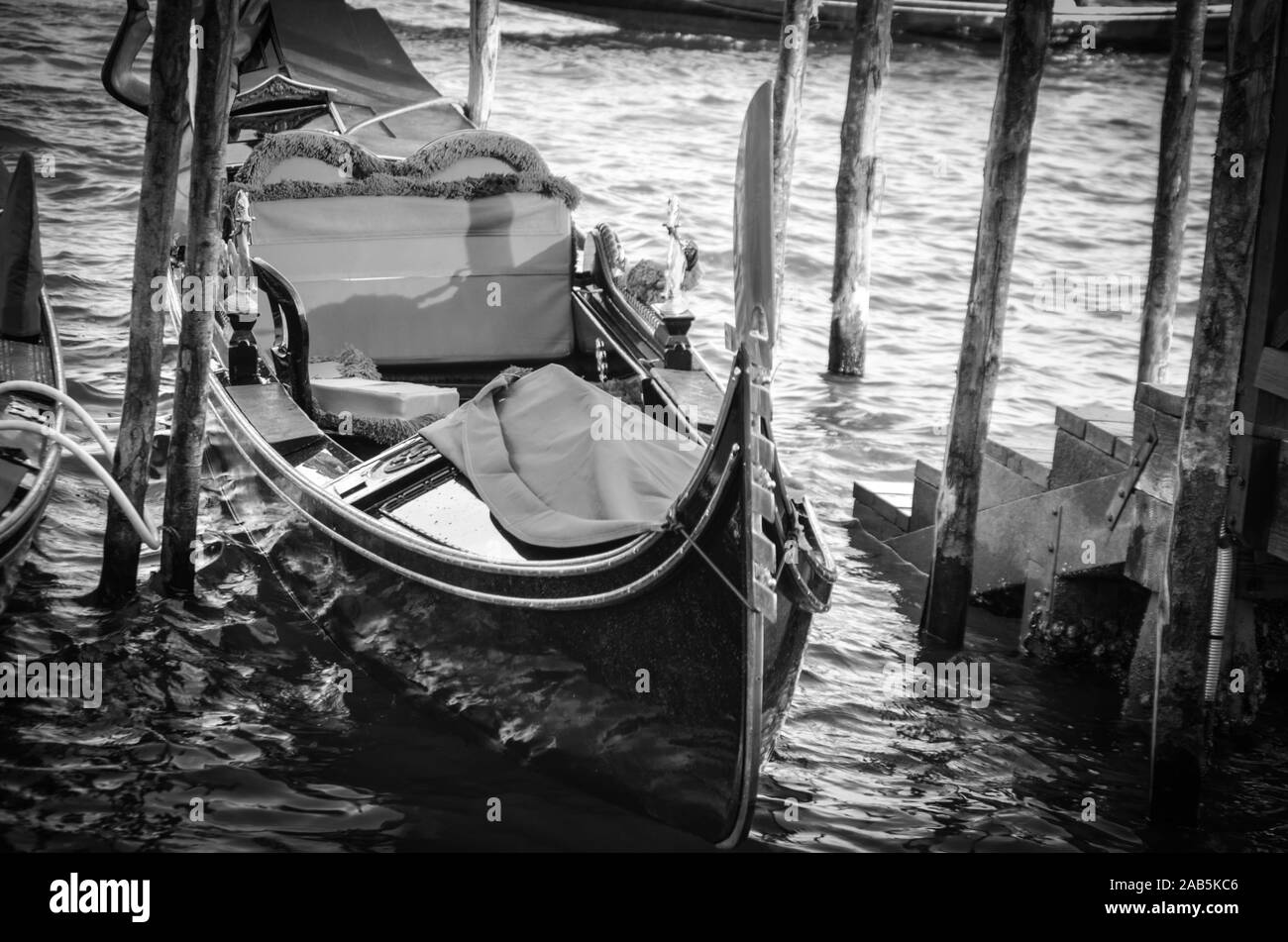 italian gondola close up view Stock Photo - Alamy
