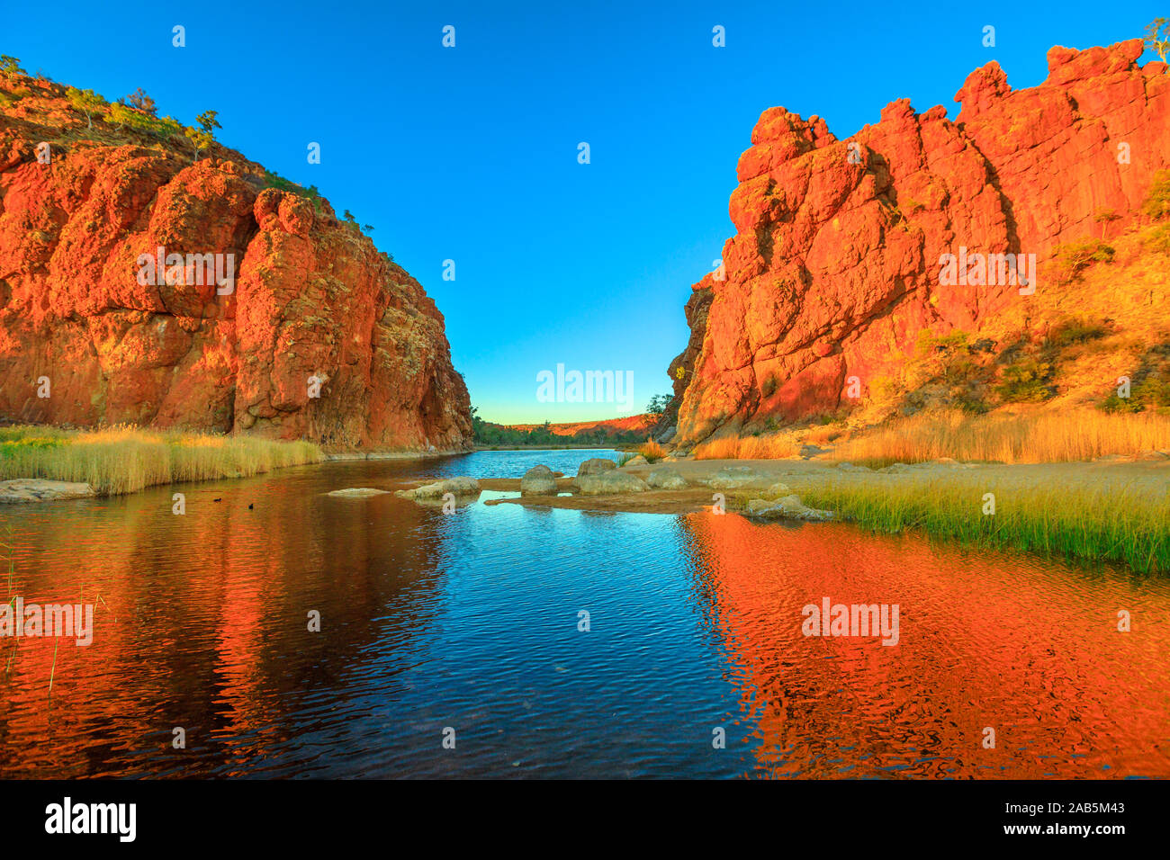 Northern Territory, Australian Outback. Scenic Glen Helen in West