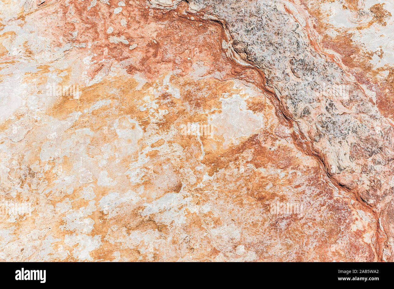 Ein schoener Hintergrund, bestehend aus australischem Gestein Stock Photo