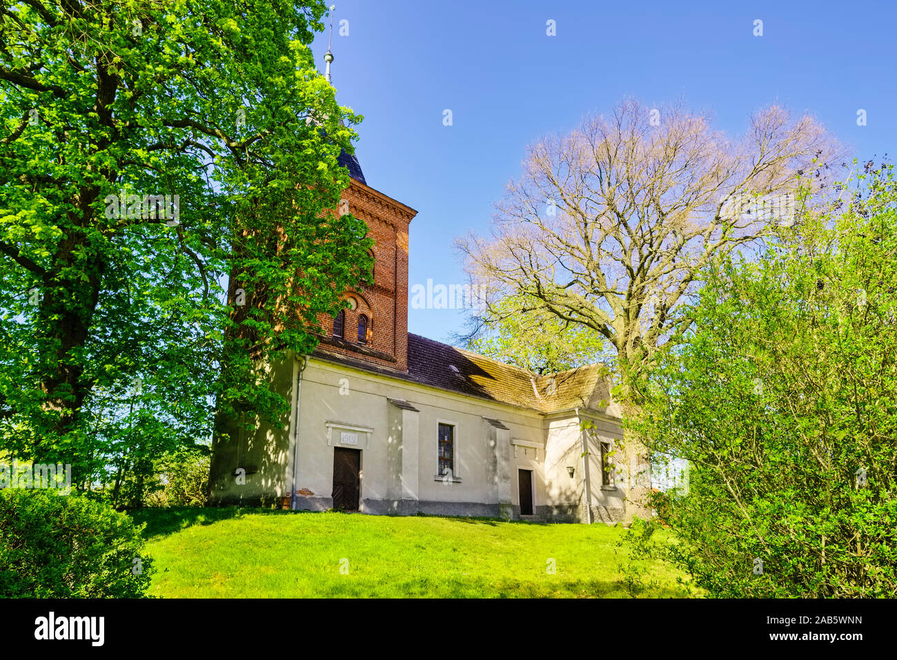 Church Damme, Nennhausen, Brandenburg, Germany Stock Photo