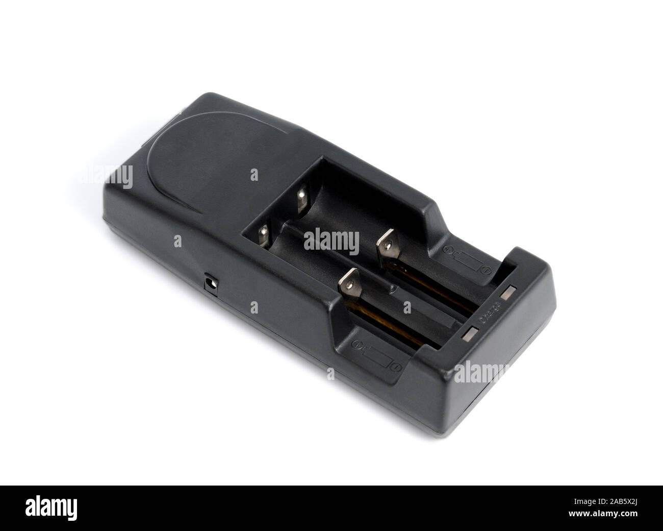 Multifunctional battery charger isolated on white background Stock Photo