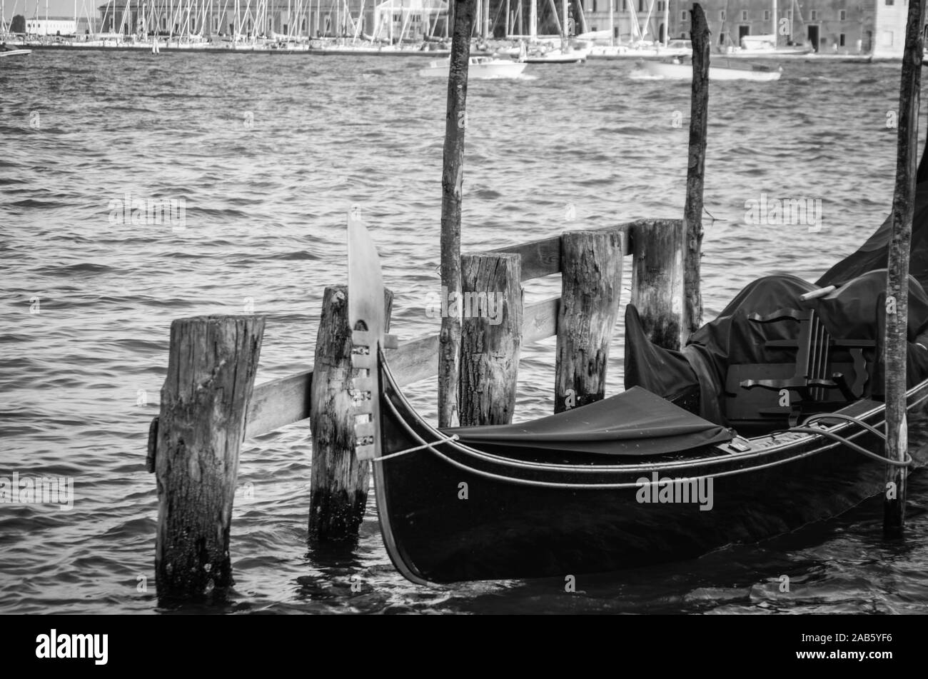 italian gondola close up view Stock Photo - Alamy