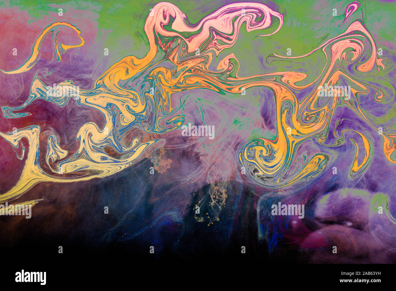 Abstract background from dense paint dissolve in water Stock Photo Alamy