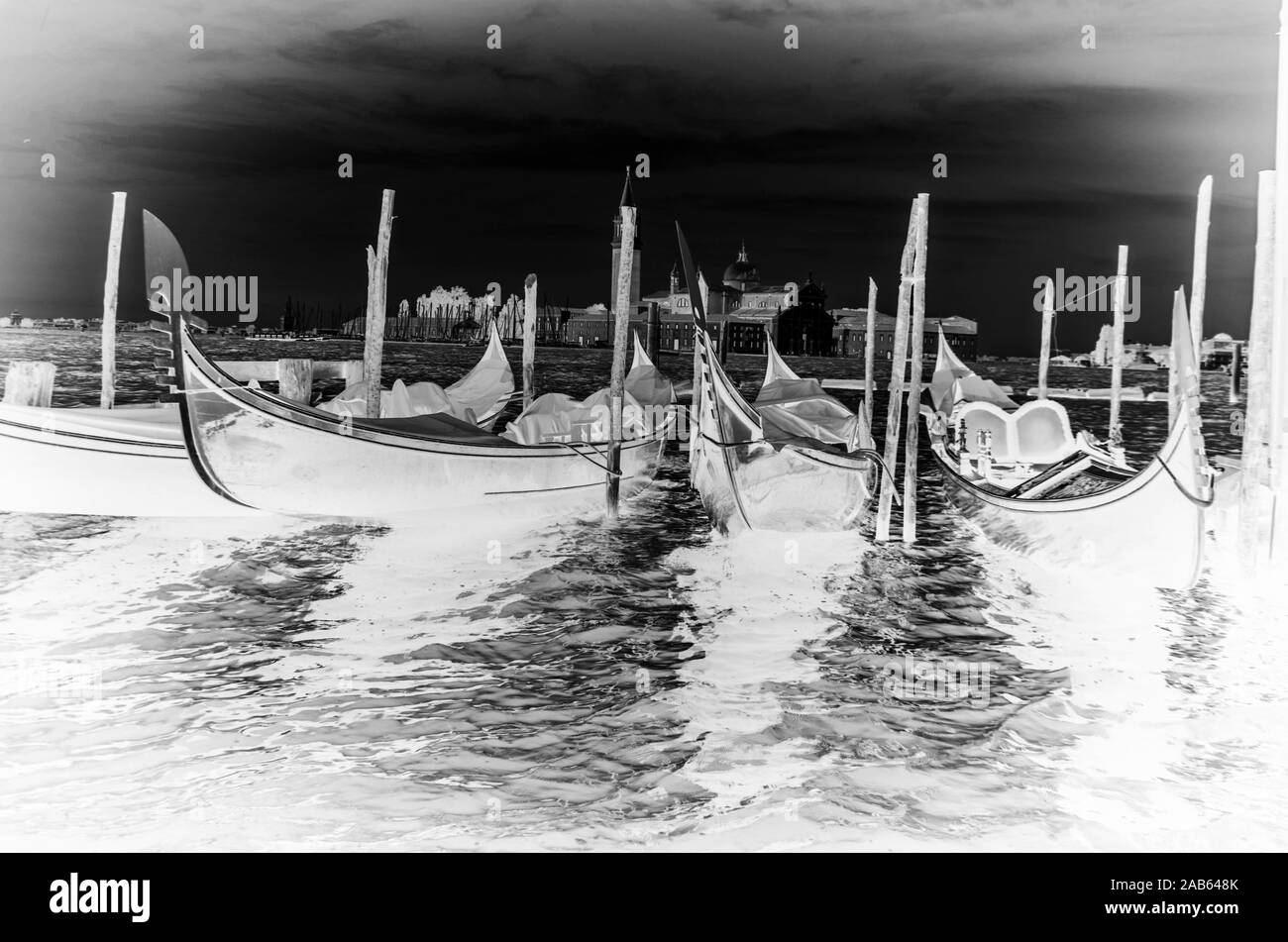 italian gondola close up view Stock Photo - Alamy