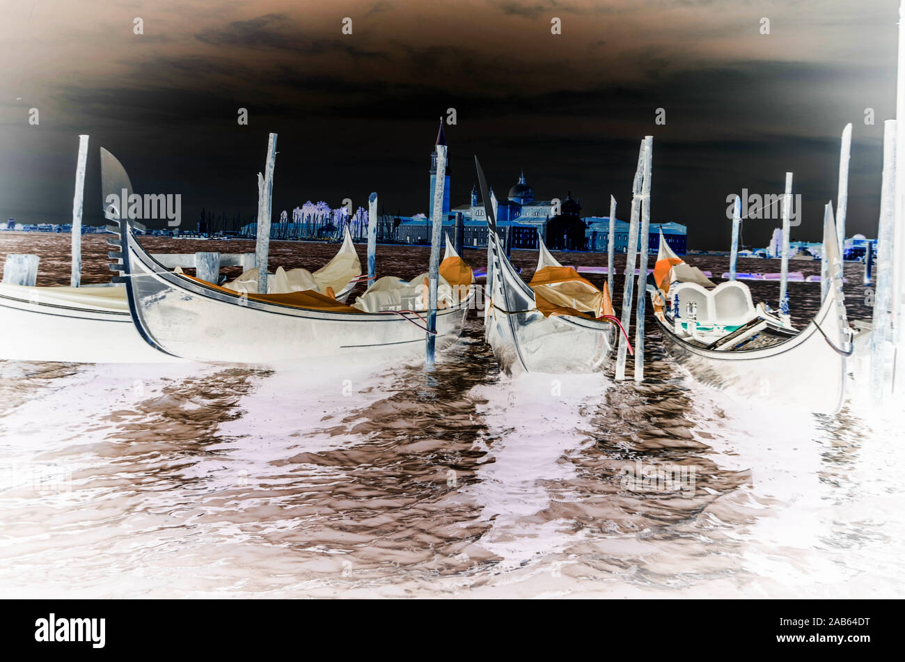 italian gondola close up view Stock Photo - Alamy