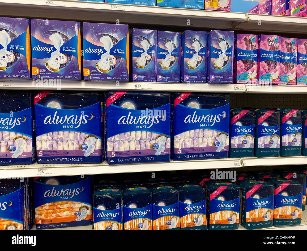 Feminine hygiene products hires stock photography and images Alamy