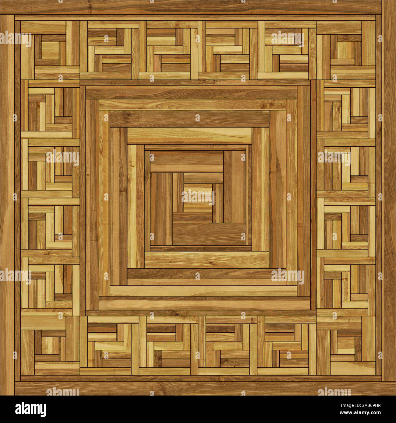 Texture of seamless square tiles wood parquet (light brown Stock Photo ...