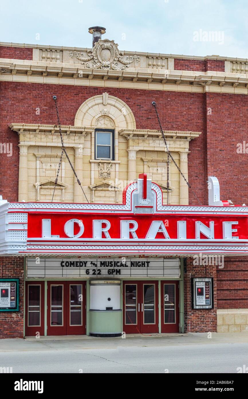 The Lorraine Theatre in Hoopeston, Illinois, USA Stock Photo Alamy
