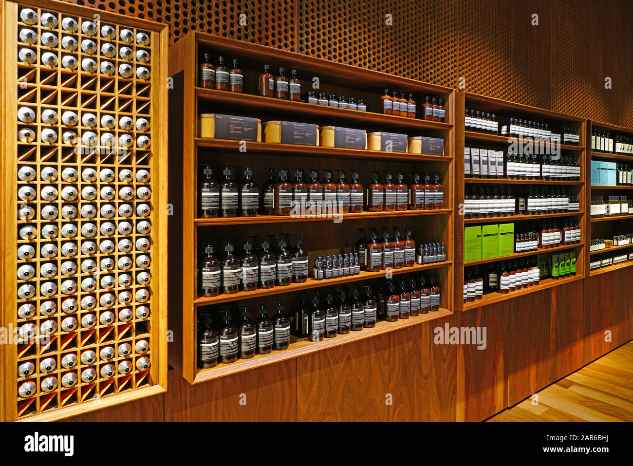 MELBOURNE, AUSTRALIA -12 JUL 2019- View of an Aesop store in downtown  Melbourne. Aesop is a luxury Australian natural cosmetics skin-care company  Stock Photo - Alamy