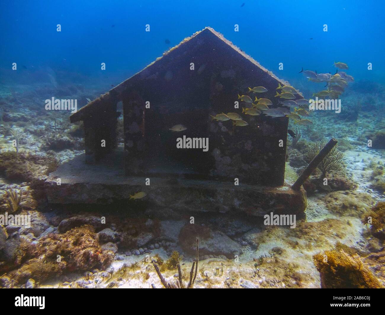 MUSA The Museum of Underwater Art in Isla Mujeres near Cancun in Mexico Stock Photo Alamy