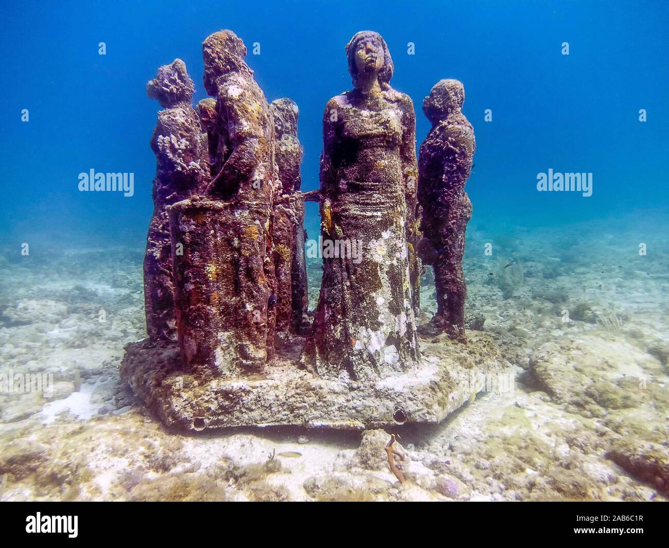 MUSA The Museum of Underwater Art in Isla Mujeres near Cancun in